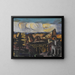 Großes Karriere-Gemälde in Oberbayern - Max Beckmann — gerahmtes Bild an der Wand