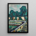 Piste cyclable hollandaise - Max Beckmann — framed artwork on a wall
