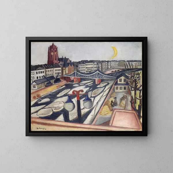 Riproduzione del dipinto Ghiaccio sul fiume - Max Beckmann