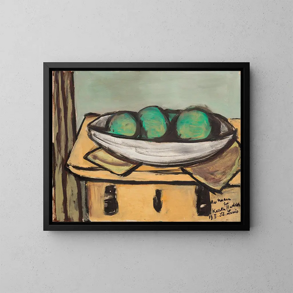 Riproduzione del dipinto Nature morte con un grande frutto verde - Max Beckmann