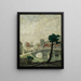 Alter Hafen - Max Bohm — gerahmtes Bild an der Wand