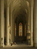 Interno della chiesa gotica - Max Emanuel Ainmiller — vista dell’opera