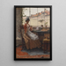 Der Nachmittagstee - Max Hammerl — gerahmtes Bild an der Wand