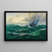 Marine Painting - Max Jensen — framed artwork on a wall