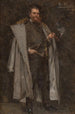 Portrait eines Gentlemans im Pelzmantel - Max Johann Bernhard Koner — Ansicht des Kunstwerks