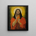 Christ Painting - Max Kurzweil — framed artwork on a wall