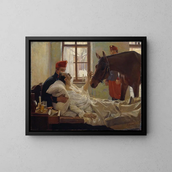 Eine teure Besuch Eine letzte Besuch - Max Kurzweil — gerahmtes Bild an der Wand