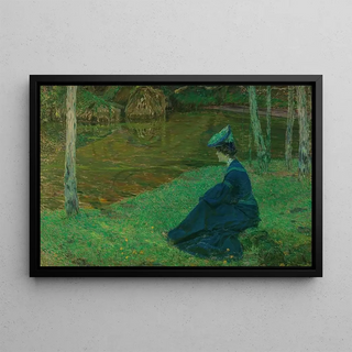 Max Kurzweil - Martha Kurzweil am Ufer in PontAven.webp