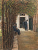 House of Old Men in the Garden of Amsterdam at Brentanostift in Amsterdam - Max Liebermann — artwork view