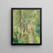 Allée de bouleaux dans le jardin de Wannsee - Max Liebermann — gerahmtes Bild an der Wand