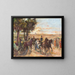 Passeggiata sul Monte Pincio a Roma - Max Liebermann — quadro incorniciato alla parete
