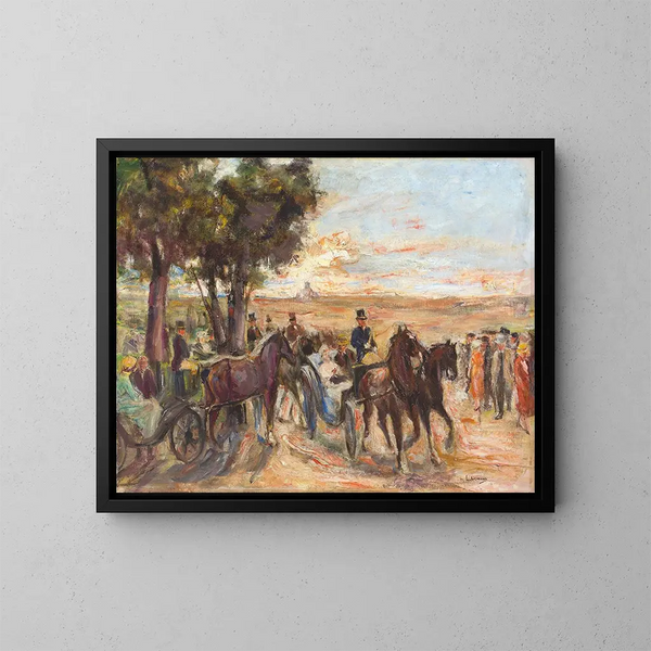 Passeggiata sul Monte Pincio a Roma - Max Liebermann — quadro incorniciato alla parete