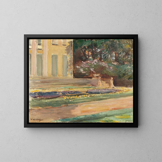 Max Liebermann - Die Blumenterrasse im Wannseegarten nach Nordwesten.webp