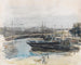 Quai à Hambourg - Max Liebermann — artwork view