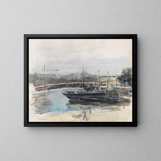 Max Liebermann - Quai in Hamburg.webp