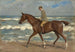 Cavalier sur la plage vers la gauche - Max Liebermann — Ansicht des Kunstwerks