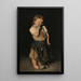 Die Tochter des Schuhmachers - Max Liebermann — gerahmtes Bild an der Wand