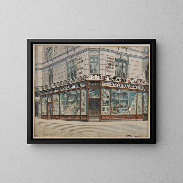 Antiquariat Plaschka - Max Neubauer — quadro incorniciato alla parete