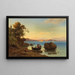 Paesaggio costiero con Amazzoni - Max Schmidt — quadro incorniciato alla parete