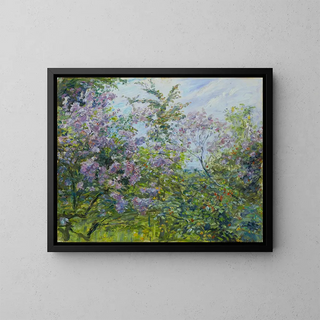 Max Slevogt - Blossoming Lilac.webp