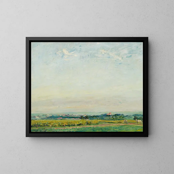 Landschaft des Pfälzerwaldes - Max Slevogt — gerahmtes Bild an der Wand