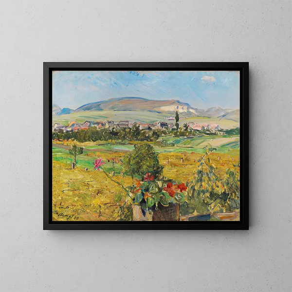 Landschaft Palatin - Max Slevogt — gerahmtes Bild an der Wand