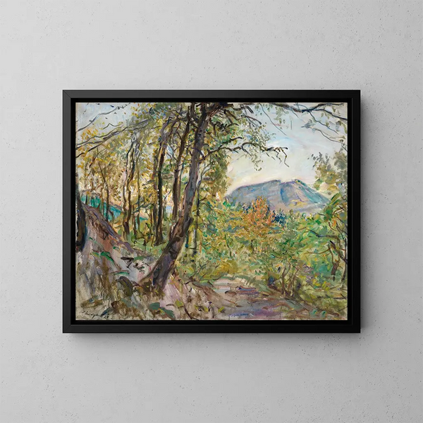 Landschaft Palatin - Max Slevogt — gerahmtes Bild an der Wand