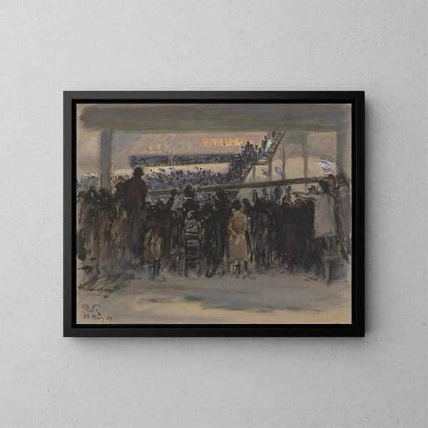 Lauf der sechs Tage in Berlin - Max Slevogt — gerahmtes Bild an der Wand
