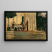 Abendessen auf der Terrasse der Badenburg im Park des Schlosses Nymphenburg - Max Slevogt — gerahmtes Bild an der Wand