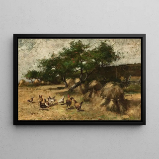 Max Weyl - Roosters in the Yard.webp