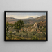 Paesaggio vicino a Olevano - Max Wilhelm Roman — quadro incorniciato alla parete