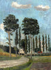 Allée dans la région de Dachau - Max Zettler — Ansicht des Kunstwerks