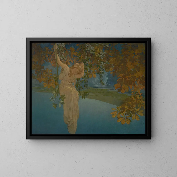 Rêveries - Maxfield Parrish — quadro incorniciato alla parete