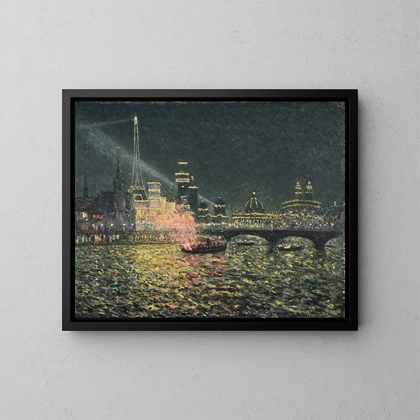 Fête nocturne, Exposition universelle, Paris 1900 - Maxime Maufra — gerahmtes Bild an der Wand
