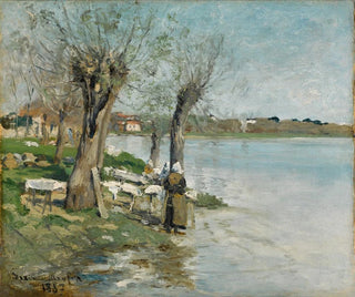 Maxime Maufra - Lavandires au bord dune rivire prs de Nantes.webp