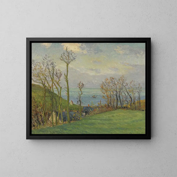 Das Vallon von Vaucottes-sur-Mer - Maxime Maufra — gerahmtes Bild an der Wand