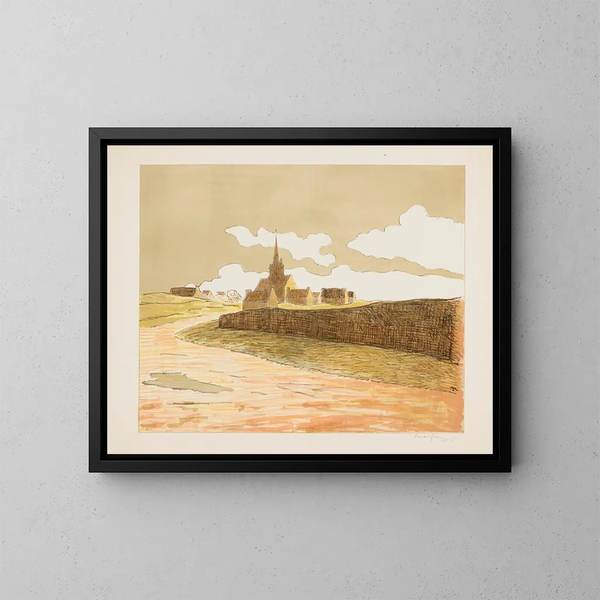 Notre-Dame de la Clarté - Maxime Maufra — gerahmtes Bild an der Wand