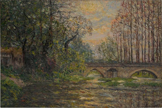 Maxime Maufra - Soleil couchant sur le Loir Lavardin LoiretCher.webp