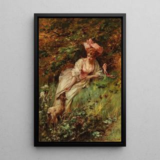 Maynard Brown - A Shepherdess.webp