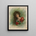 Poinsettia-Gemälde - Meek & Co.. — gerahmtes Bild an der Wand