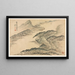 Landscapes in Various Styles after the Old Masters 7 - Mei Qing — framed artwork on a wall