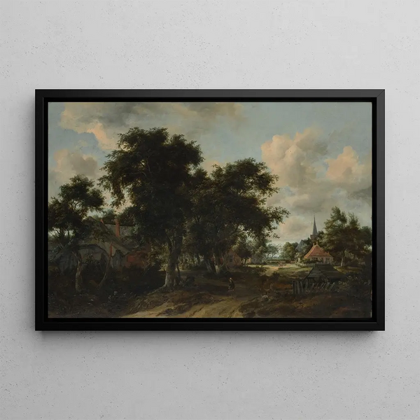 Meindert Hobbema - Entrance to a Village.webp