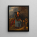 am Friedhof - Melchior Fritsch — gerahmtes Bild an der Wand