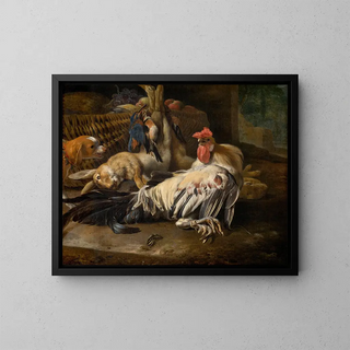 Melchior dHondecoeter - Still Life with Cock.webp