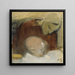 Madre e bambino - Helene Schjerfbeck — quadro incorniciato alla parete