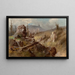 Landschaft mit umgestürztem Baum - Meyer Straus — gerahmtes Bild an der Wand