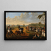 ispezione del 14° reggimento di cavalleria corazzata del Ducato di Varsavia - Michał Chylewski | Reproduction — quadro incorniciato alla parete