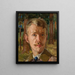 Autoritratto - Michał Rouba — quadro incorniciato alla parete