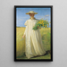 Anna Ancher revenant du champ - Michael Ancher — quadro incorniciato alla parete