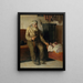 Kristian, blinder, kümmert sich um ein Kind - Michael Ancher — gerahmtes Bild an der Wand